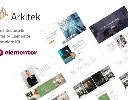 Arkitek – Architecture & Interior Elementor Template Kit
