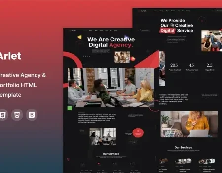 Arlet – Creative Agency HTML Template