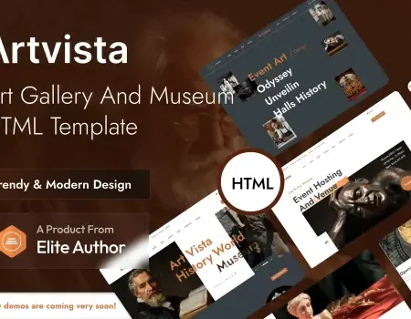 Artvista – Art Gallery And Museum HTML Template