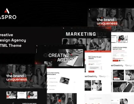 Aspro – Creative Design Agency HTML Template
