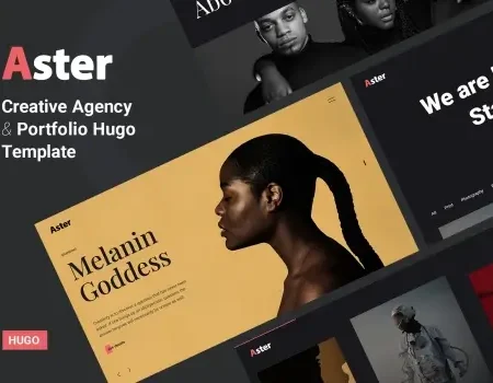 Aster – Creative Portfolio Agency Hugo Theme