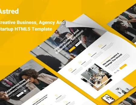 Astred – Modern Multi-Purpose HTML Template