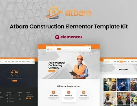 Atbara – Construction Elementor Template Kit