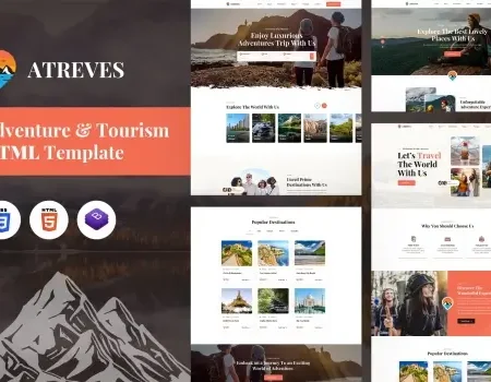 Atreves | Adventure & Tourism HTML Template