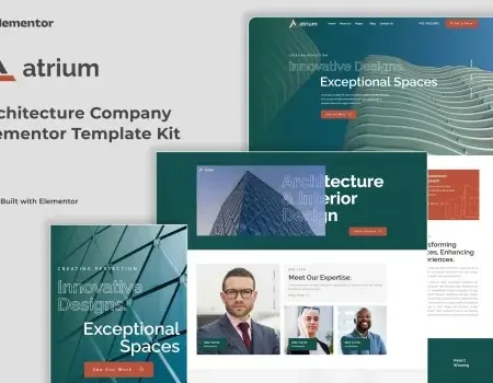 Atrium – Architecture Company Elementor Template Kit