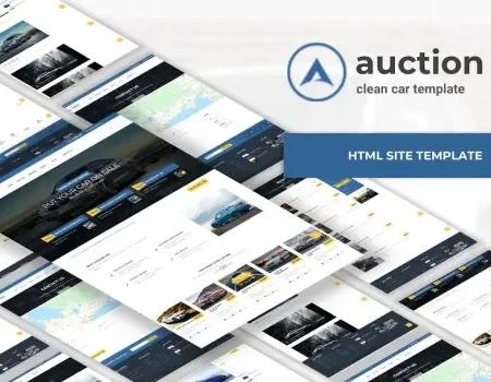 Auction – Car Dealer & Mechanic HTML Template