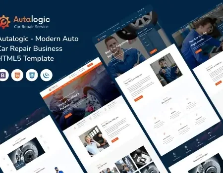 Autalogic – Auto Car Repair Business HTML Template