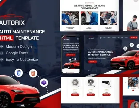 Autorix | Auto Maintenance HTML Template
