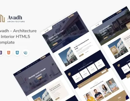 Avadh – Architecture & Interior HTML5 Template