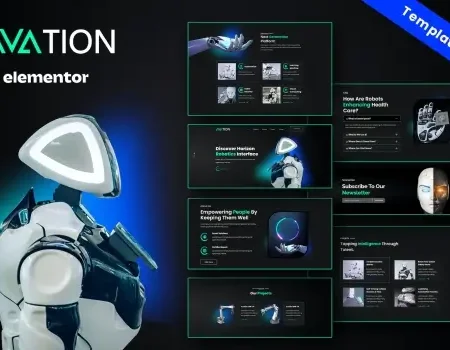 AVATION – Robotics & Artificial Intelligence Elementor Template Kit