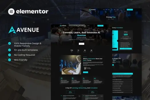 avenue-event-conference-elementor-template-kit-khoplugin.com avenue event conference elementor template kit khoplugin.com