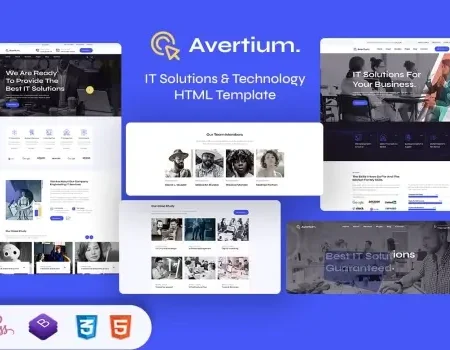 Avertium – IT Solutions & Technology HTML Template