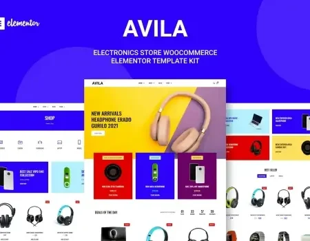 Avila – Electronic WooCommerce Elementor Template Kit