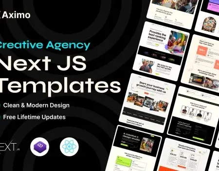 Aximo – Creative Agency React Next Js Template