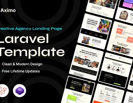 Aximo – Laravel 11 – Creative Agency Template