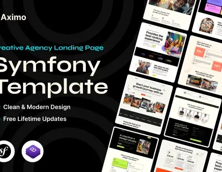 Aximo – Symfony – Creative Agency Bootstrap Template