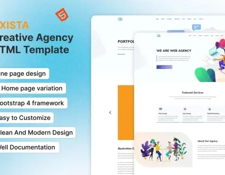 AXISTA – Creative Agency HTML Template