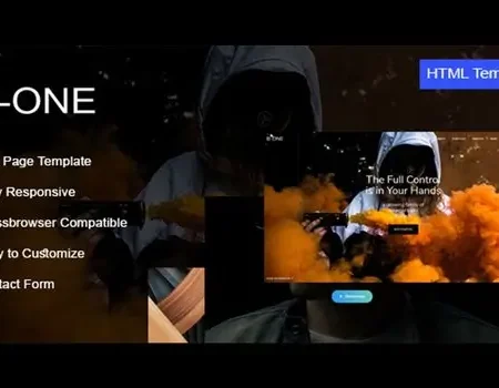 B-One – One Page HTML Template