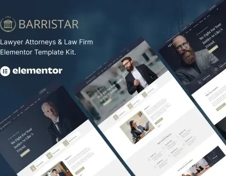 Barristar – Lawyer Attorney and Law Firm Template Kit