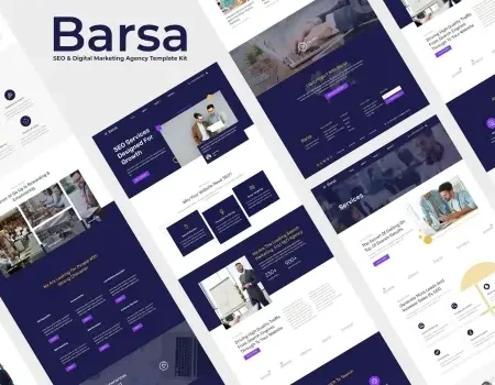 Barsa – SEO & Digital Marketing Agency Template Kit