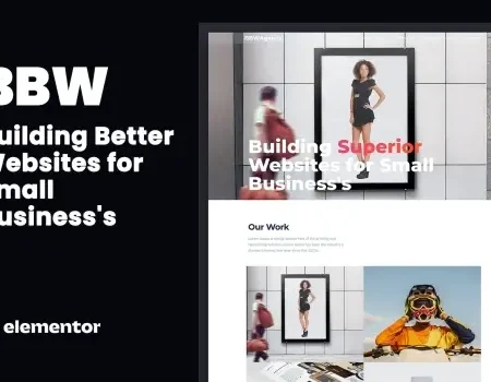 BBW | Building Better Websites for Small Business’s Elementor Template Kit
