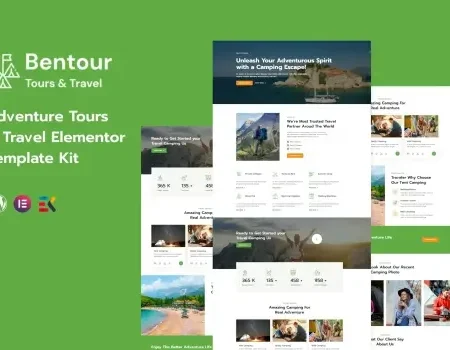 Bentour – Travel & Tour Booking Elementor Template Kit