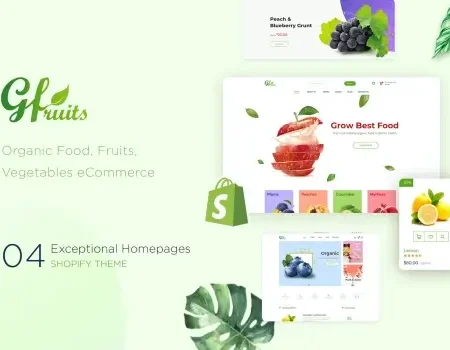 GFruits | Food eCommerce Shopify Theme