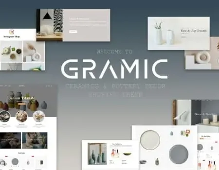 Gramic – Ceramics & Pottery Decor Shopify Theme