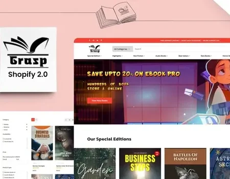 Grasp – Shopify Book Store Theme