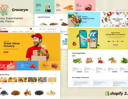 Groceryo – Grocery, Supermarket Shopify Theme