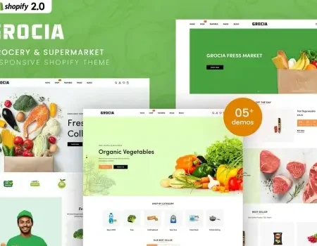 Grocia – Grocery & Supermarket Shopify 2.0 Theme