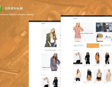 Groham – Fashion eCommerce Shopify Theme