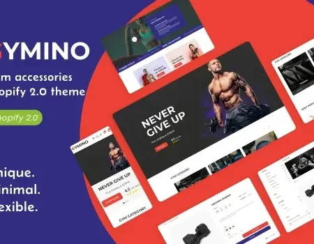 Gymino – Gym Accessories & Equipment Shopify Theme