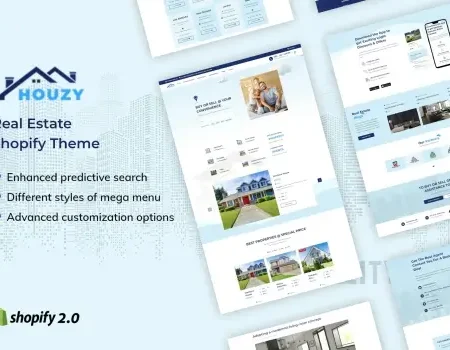 Houzy – Directory Listing, Property shopify Theme