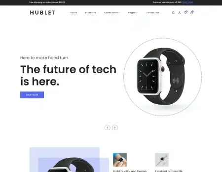 Hublet – The Single product Shopify Theme