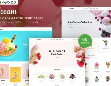 Iceam – Ice Cream Shop Shopify 2.0 Theme