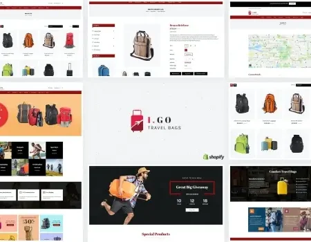 Igo | Travel Bags Shopify Theme