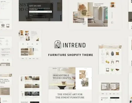 Intrend – Interior Shop, Furniture Shopify Store