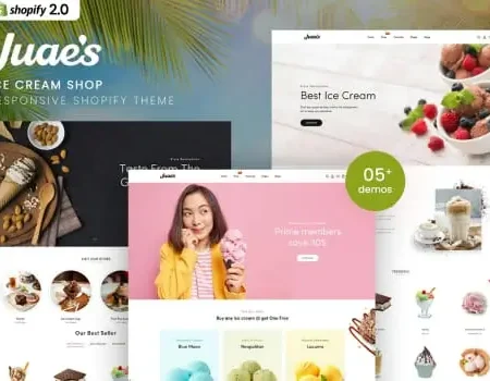 Juaes – Ice Cream Shop Responsive Shopify Theme