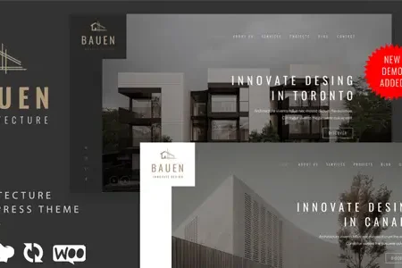 BAUEN – Architecture & Interior Elementor WordPress Theme