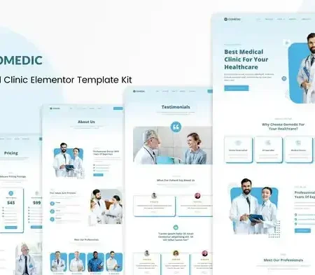 Gomedic – Medical Elementor Template Kit