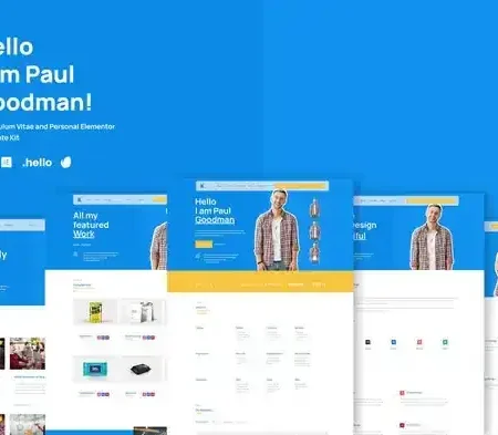 Goodman – Creative Portofolio Elementor Template Kit