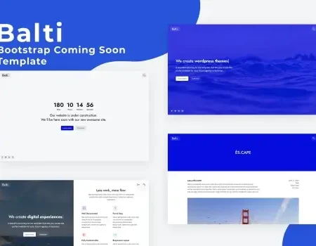 Balti – Bootstrap Coming Soon Template