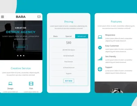 Bara – Creative Mobile Template
