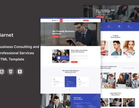 Barnet -Consulting and Professional HTML Template