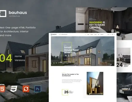 Bauhaus – Landing Page | Architecture & Interior