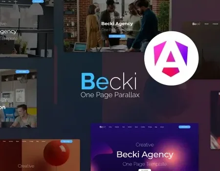 Becki – Creative Parallax One Page Angular Template