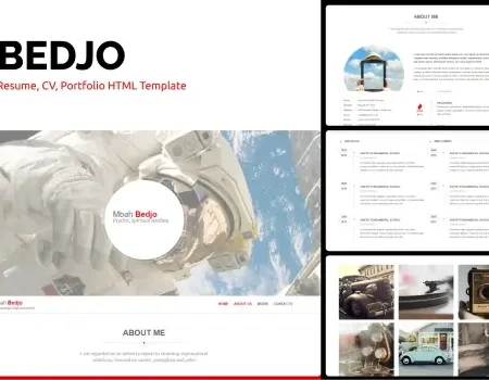 Bedjo – Resume, CV, Portfolio HTML Template