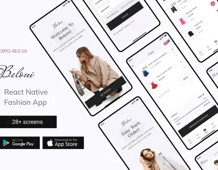 Beloni – Fashion E-Commerce React Native App