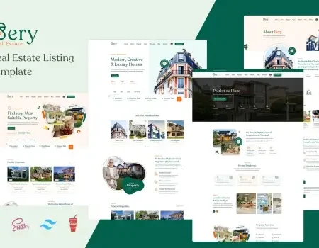 Bery – Real Estate Listing Template